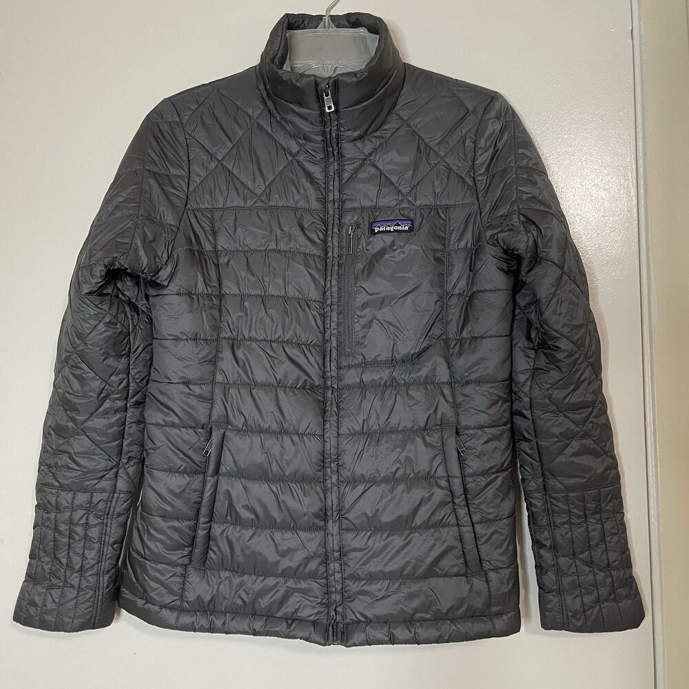 Patagonia Radalie black quilted full zip insulate Jacket size US Small